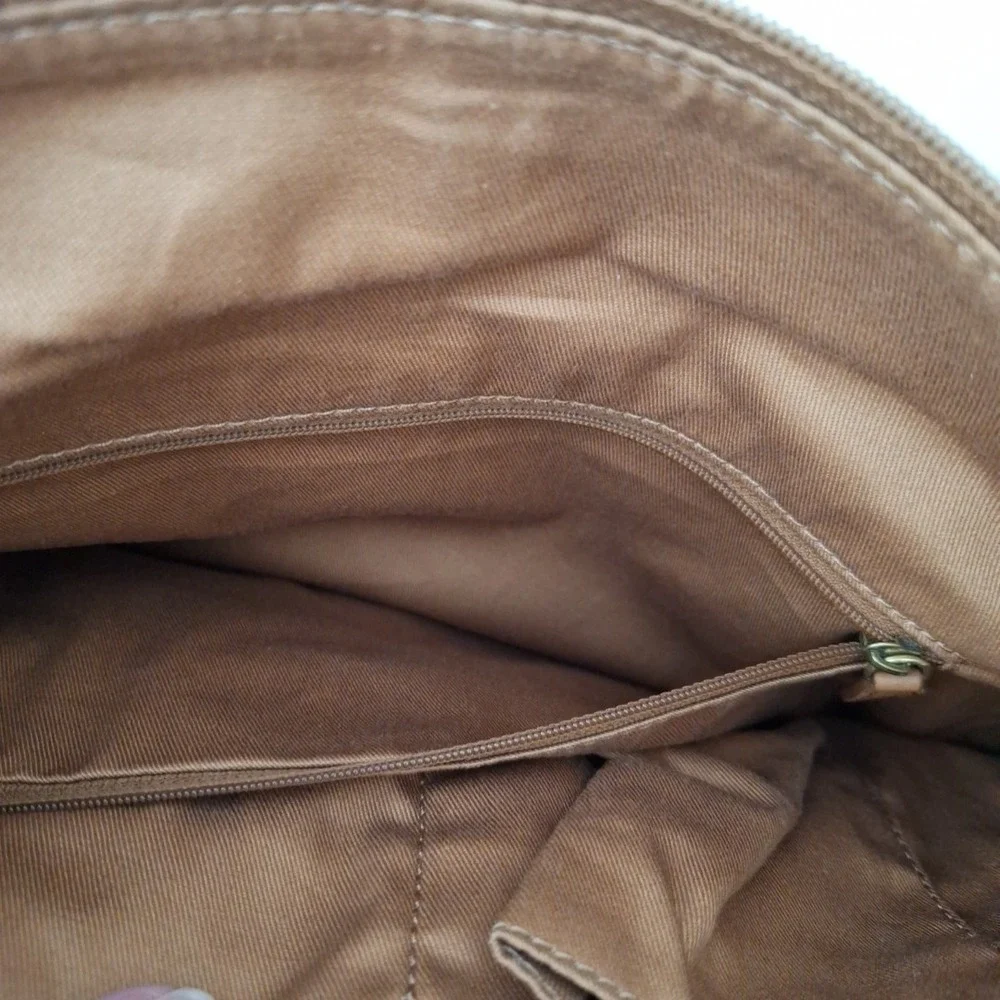 RARE Fossil Women's Karli Leather Large Hobo Bag Purse Multicolor NEAR MINT